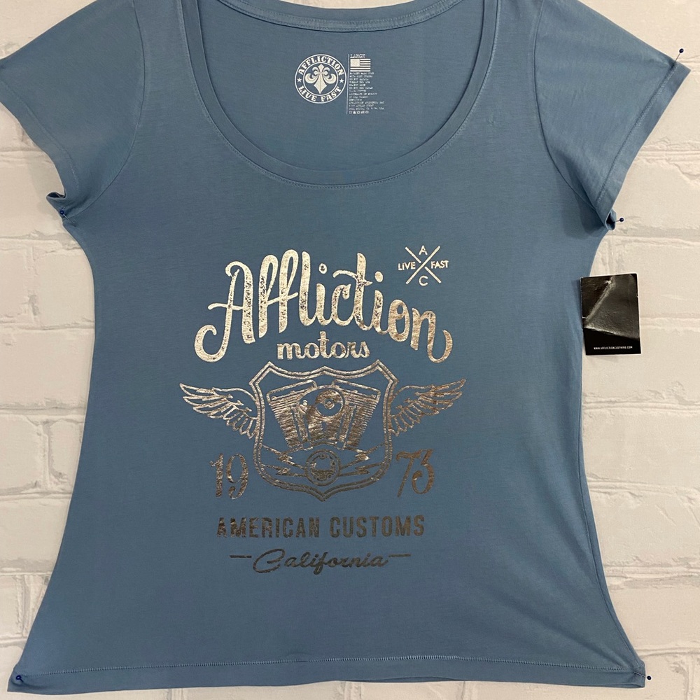 NWT Affliction Tee - Picture 1 of 9